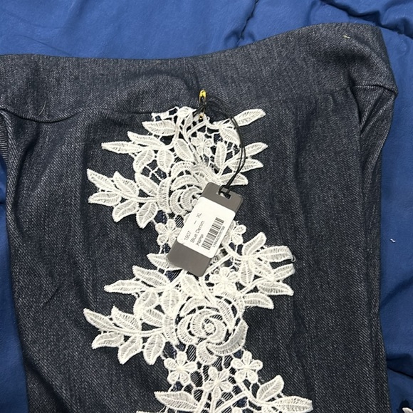 Dark blue super soft jeggings/tights. - Picture 4 of 6